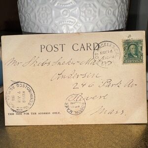 Rare LOS ANGELES CA - Broadway View North Postcard - udb (pre 1908) Ben Franklin